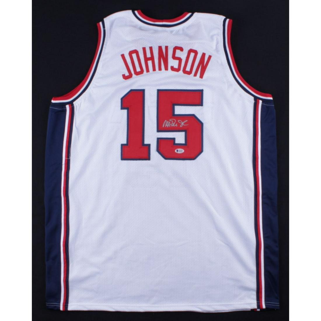 Magic Johnson Signed Jersey (Beckett COA) (1 of 2)