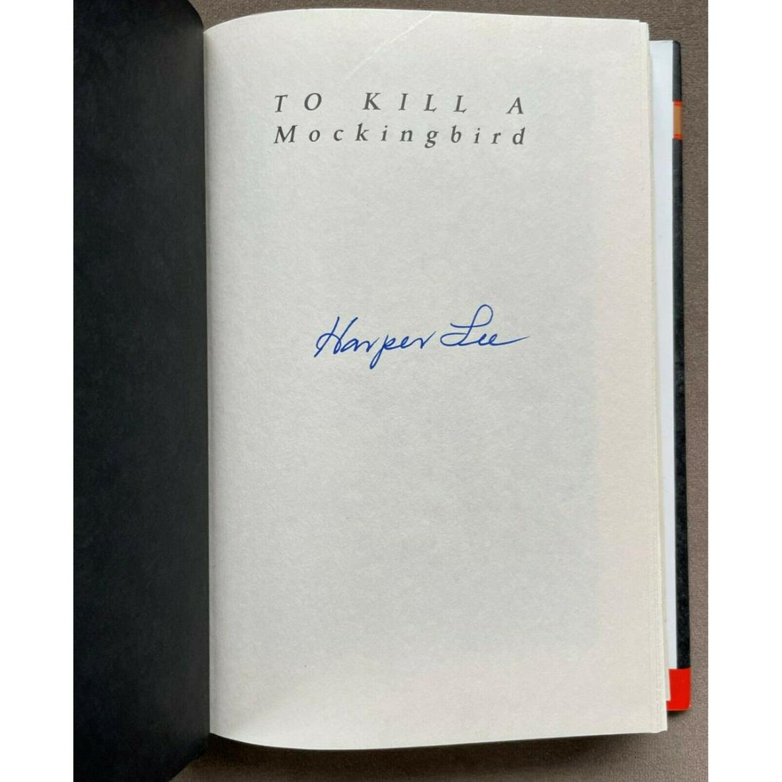 HARPER LEE SIGNED "TO KILL A MOCKINGBIRD" BOOK (PSA (1 of 4)