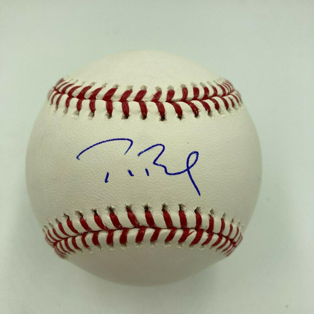 Tom Brady Single Signed Official Major League Baseball: Tom Brady Single Signed Official Major League Baseball (Fanatics COA)