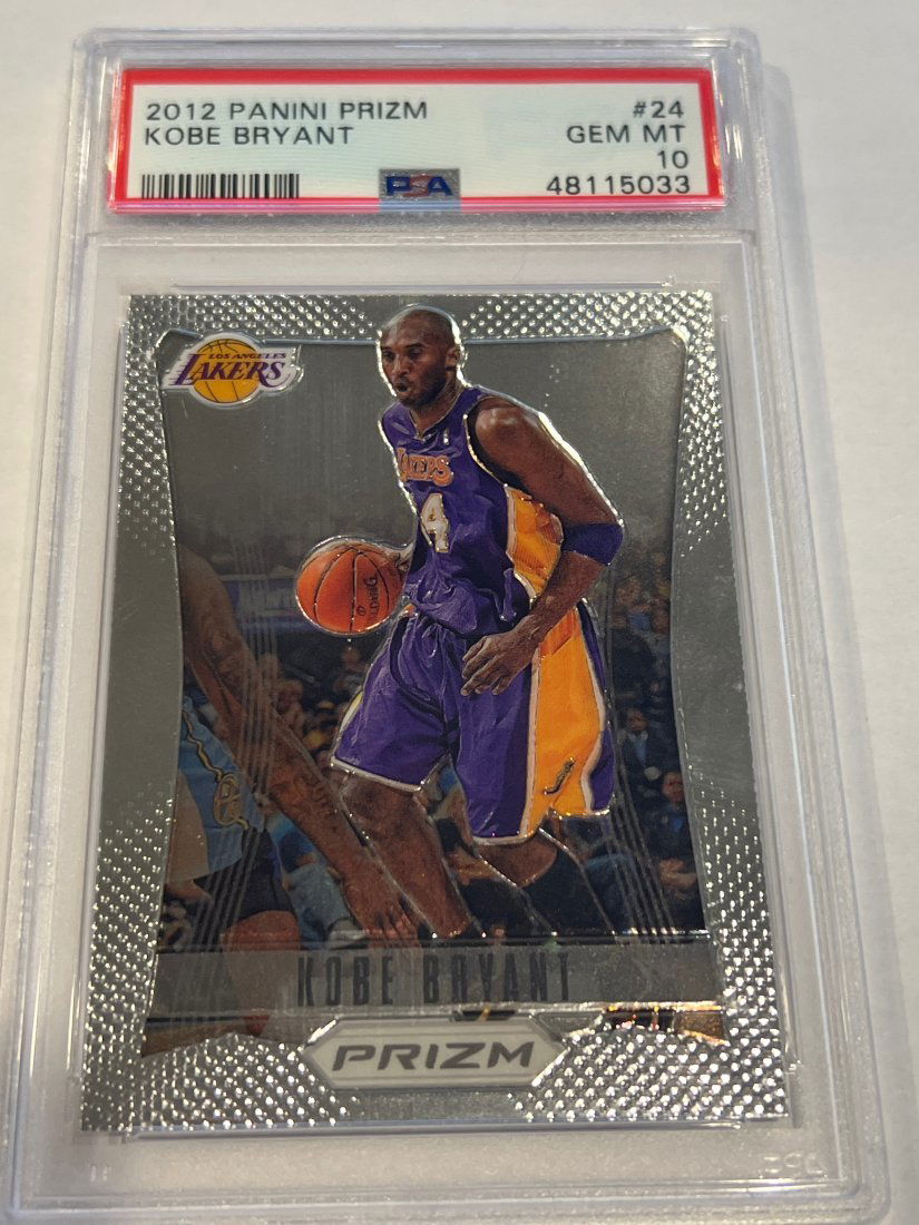 2012 Kobe Bryant Panini Prizm PSA 10 (FIRST YEAR PRIZM) (1 of 2)