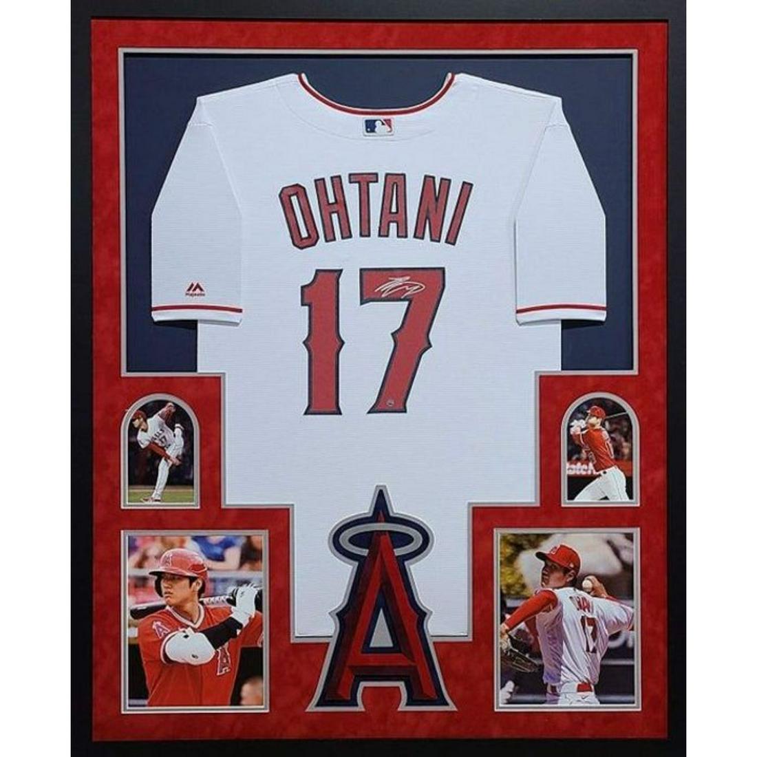 Shohei Ohtani Signed Angels Jersey Display (MLB COA) (1 of 1)