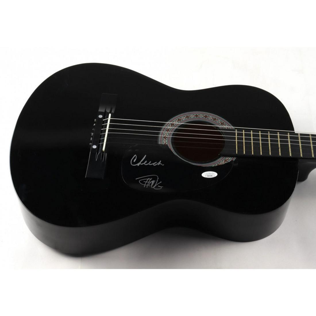 Cheech Marin & Tommy Chong Signed 38" Acoustic Guitar (JSA Hologram) (1 of 1)