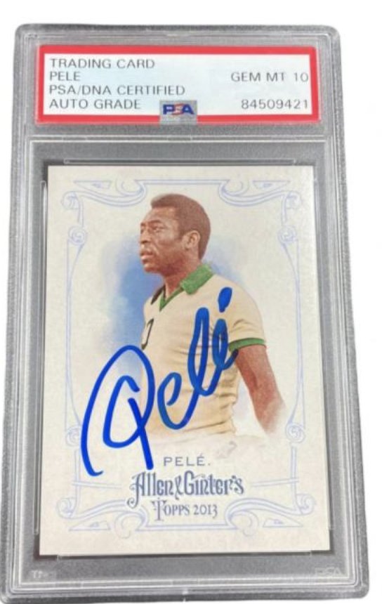 Pele Signed Allen & Ginters 2013 Card (PSA 10 AUTO) (1 of 1)
