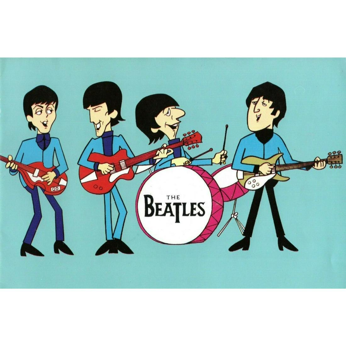 BEATLES and MOODY BLUES 1965 U.K. TOUR CONCERT PROGRAM BOOK W/POSTER (1 of 1)