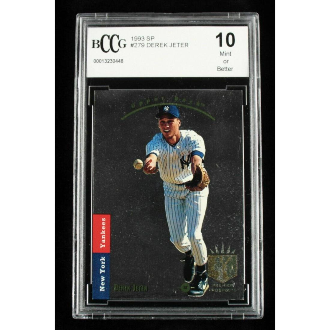 1993 Upper Deck SP Foil Derek Jeter Rookie RC #279 BCCG 10 (1 of 2)
