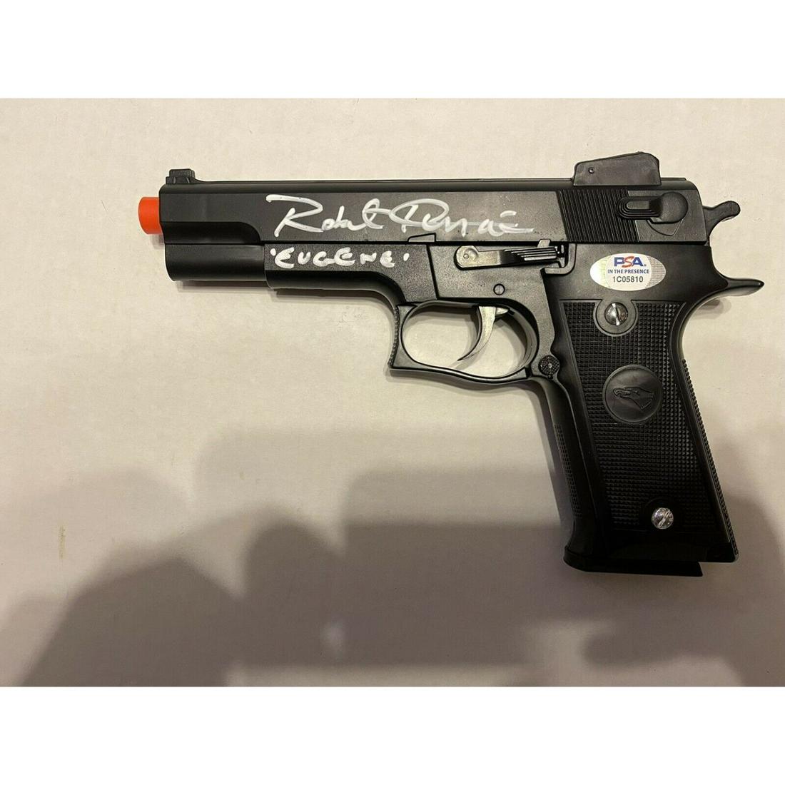 Robert Funaro "The Sopranos" Signed Prop Gun With "EUGENE" Inscription (PSA COA): Robert Funaro "The Sopranos" Signed Prop Gun With "EUGENE" Inscription (PSA COA)