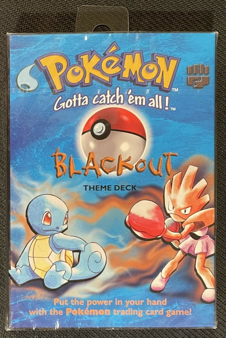 1999 WOTC Pokemon Blackout Theme Deck Factory Sealed (1 of 1)