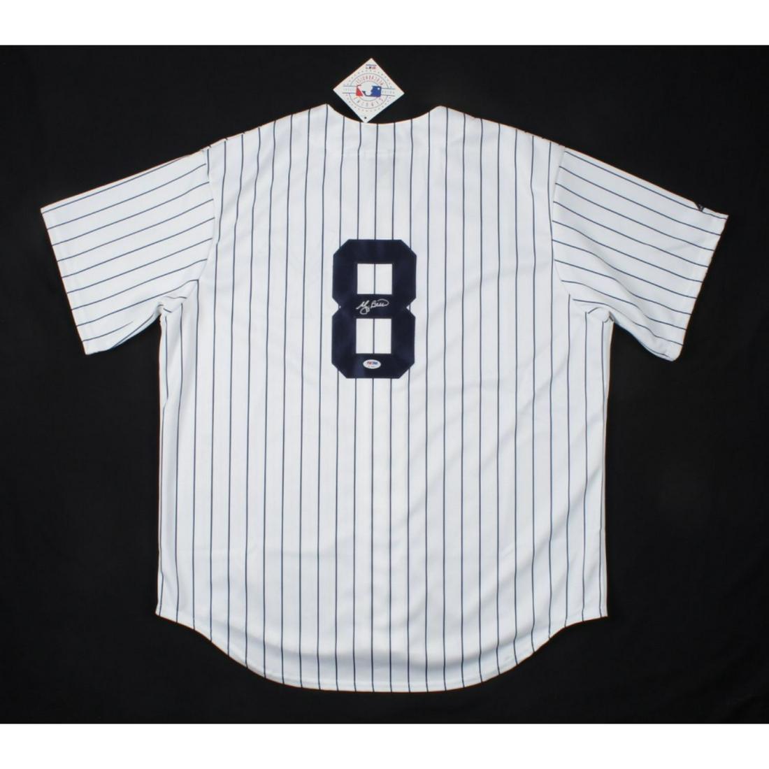 Yogi Berra Signed Yankees Jersey (PSA COA (1 of 2)