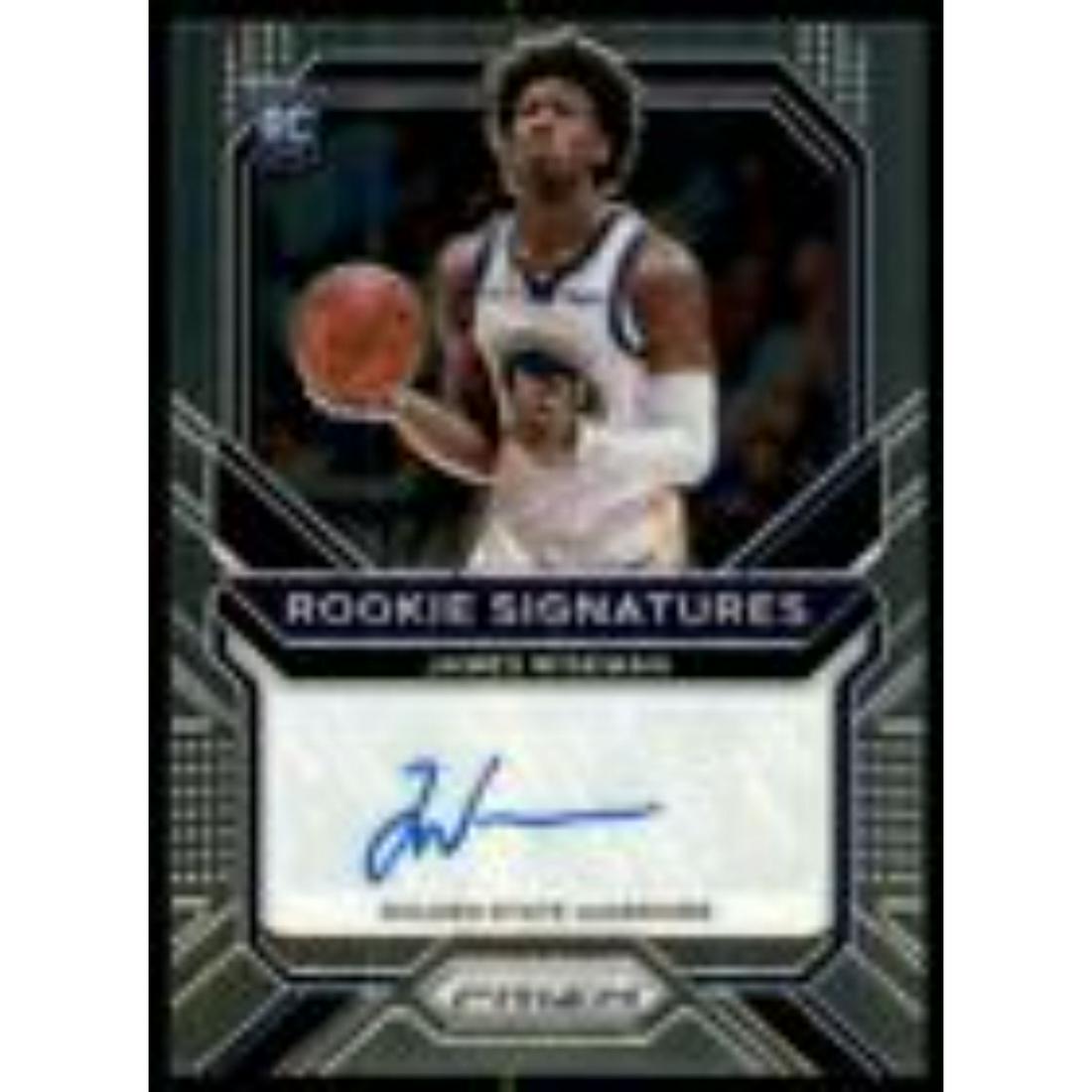 2020-21 Panini Prizm Rookie Signatures #JWS James Wiseman RC Auto (1 of 1)