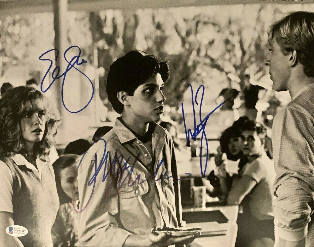 Shue, Zabka, Macchio Signed 11x14 Karate Kid Photo (BAS COA) (1 of 1)