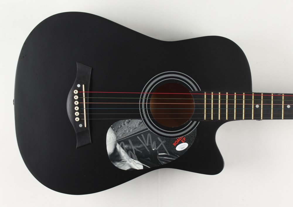 Billy Idol Signed 39" Acoustic Guitar (JSA COA) (1 of 1)