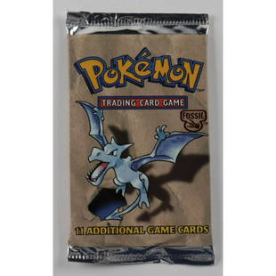 Pokemon Base Set Fossil Booster Pack with (11) Cards: Pokemon Base Set Fossil Booster Pack with (11) Cards