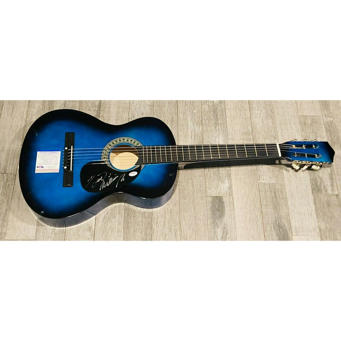 Hank Williams Jr. Signed Full Size Acoustic Guitar (PSA COA) (1 of 2)