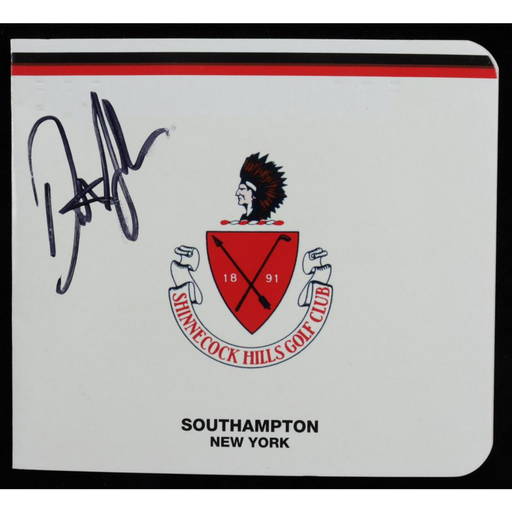 Dustin Johnson Signed Shinnecock Hills Golf Club Scorecard (jsa Coa