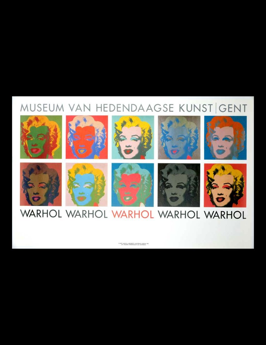 10 Marilyns Museum Van Hedendaagse Kunst by Andy Warhol 1990  23 x 39 (1 of 1)