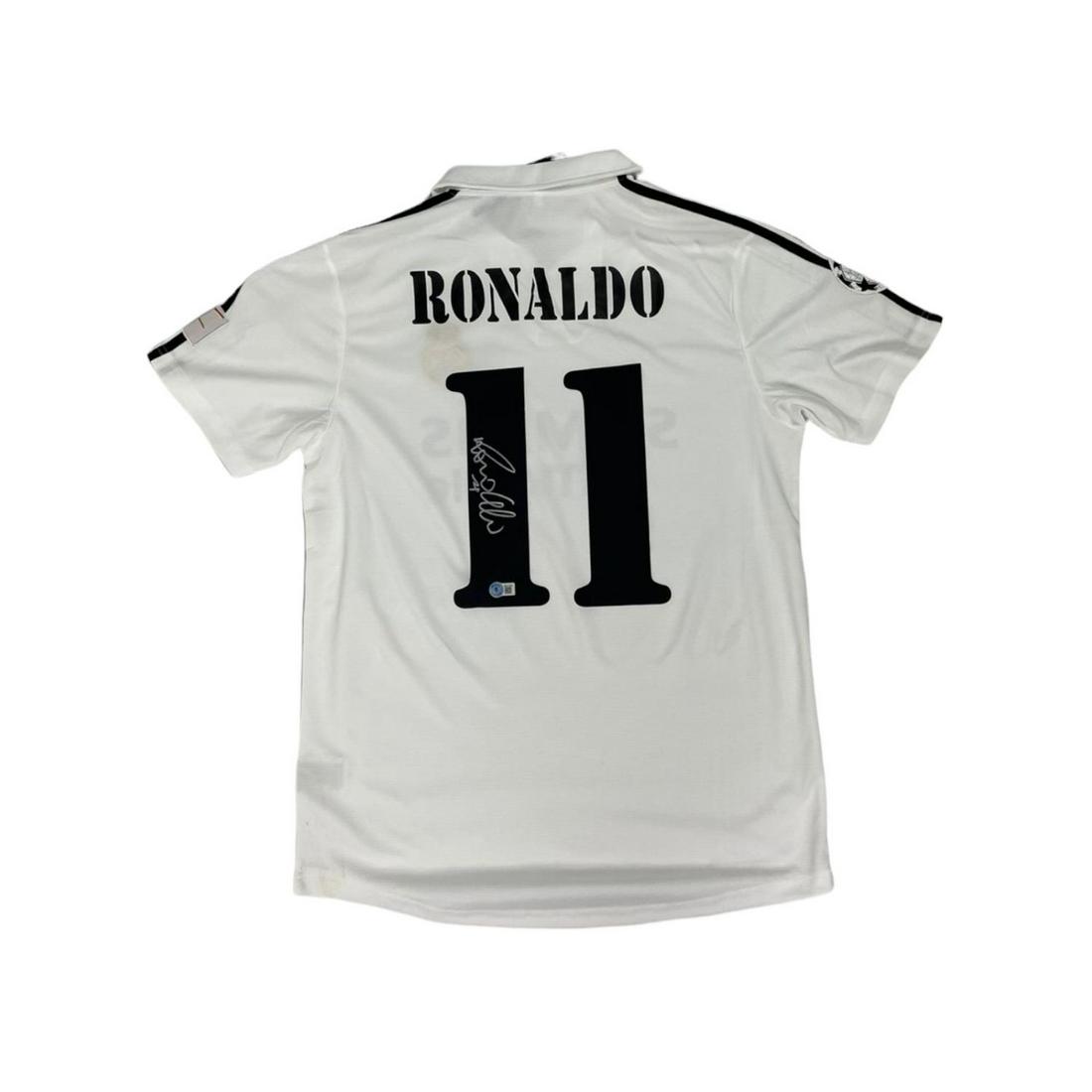 Ronaldo Nazario Signed Real Madrid Jersey (BAS COA) (1 of 2)