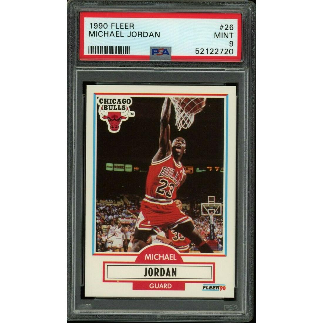 1990 Fleer Michael Jordan PSA 9 #26 (1 of 1)