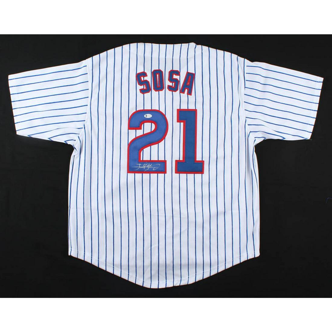 Sammy Sosa Signed Jersey (Beckett COA) (1 of 1)