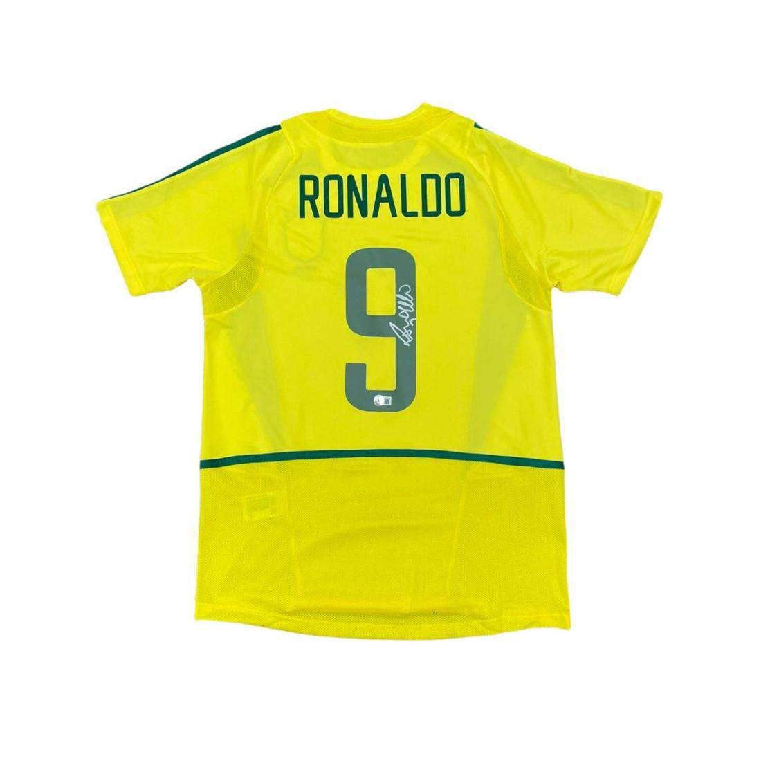 Ronaldo Signed Brazil Jersey (BAS COA) (1 of 3)