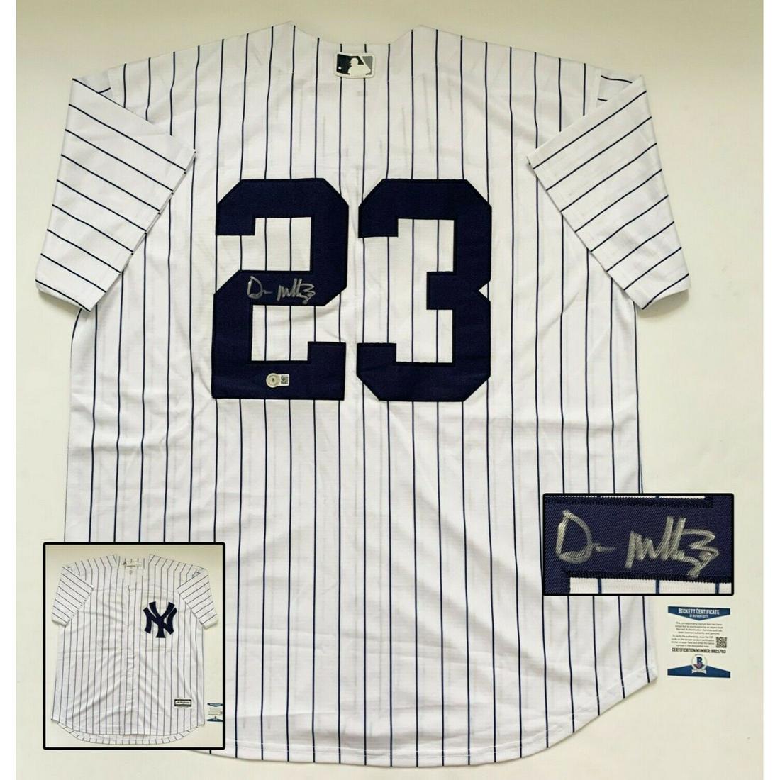 New York Yankees Don Mattingly Signed Jersey (BAS COA) (1 of 1)