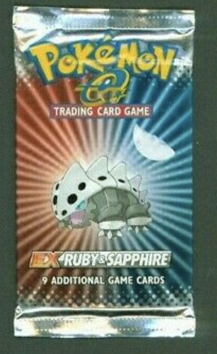 Pokemon TCG EX Ruby & Sapphire Lairon Sealed Booster Pack (1 of 1)