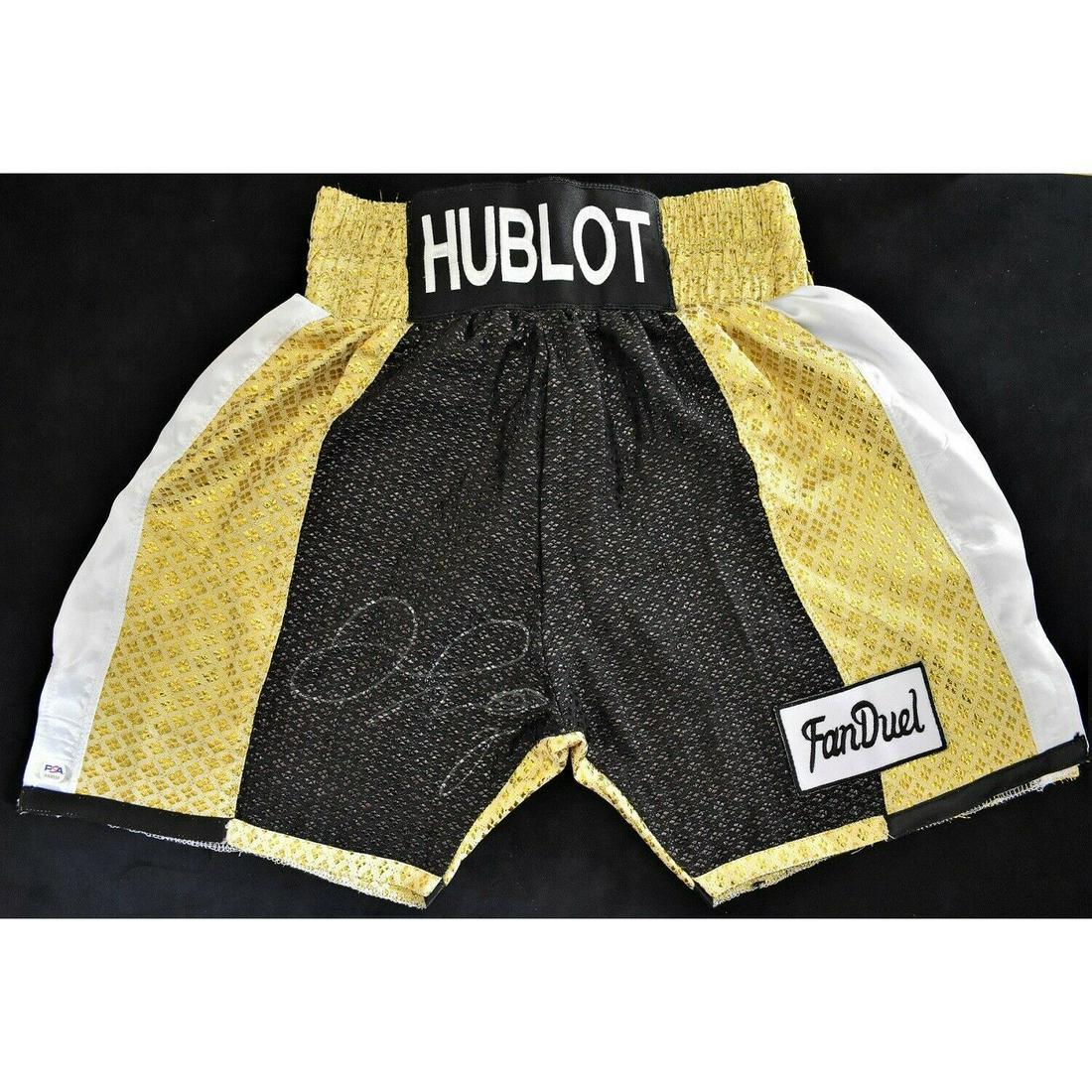 Floyd Mayweather Jr. Signed - Autographed Boxing Shorts Trunks + PSA/DNA COA (1 of 1)