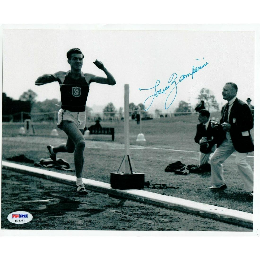 Louis Zamperini World War II Hero Unbroken signed 8x10 Photo (PSA COA) (1 of 1)