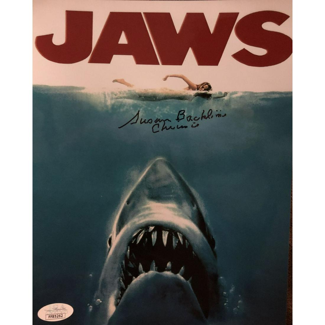 Jaws Susan Backlinie Signed 8x10 Movie Poster (JSA COA) (1 of 1)