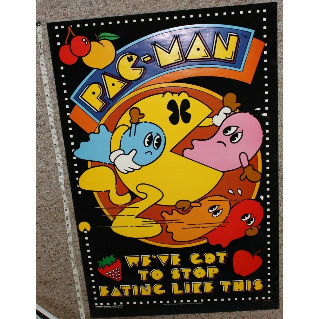 RARE Mario Party 6 Poster Nintendo Vintage Near Mint Promo Authentic Gamecube (28x22) (1 of 2)