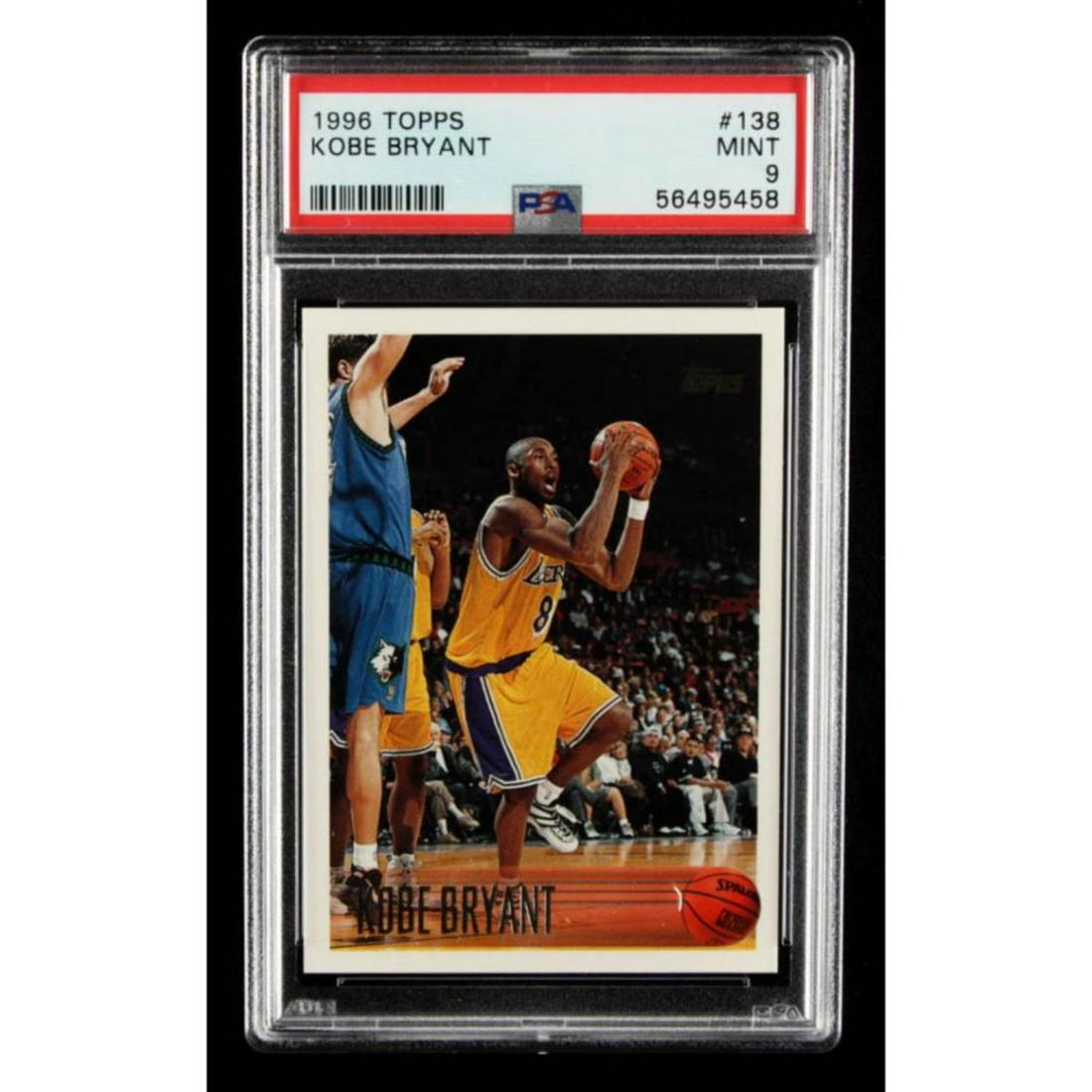 Kobe Bryant 1996-97 Topps #138 RC (PSA 9) (1 of 1)