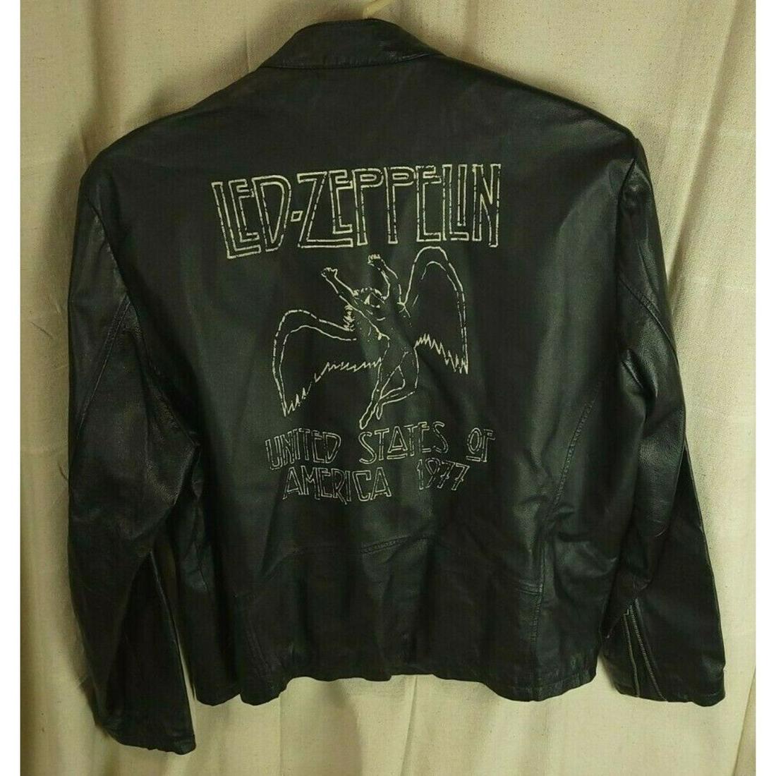 Led zeppelin leather jacket 2025