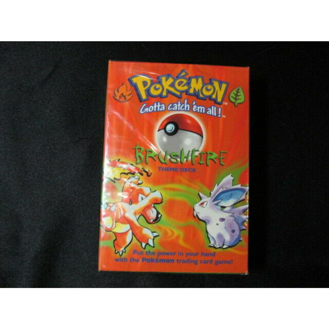 1999 Pokemon Cards Theme Deck "Brushfire" Factory Sealed Box (1 of 1)