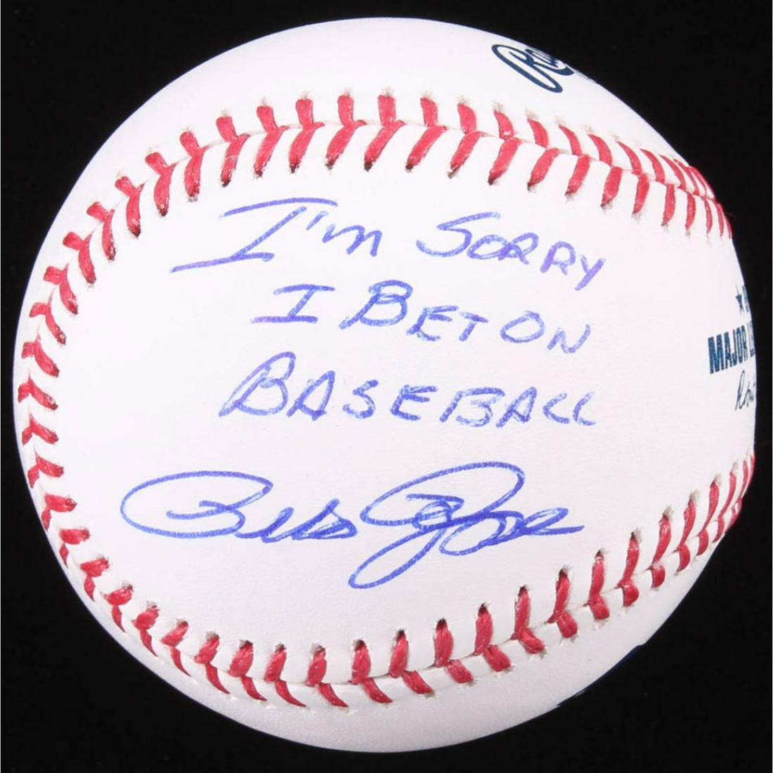 Pete Rose Signed OML Baseball Inscribed "I'm Sorry I Bet on Baseball" (Beckett) (1 of 1)