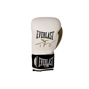 Tyson Fury Signed White Glove (BAS COA): Tyson Fury Signed White Glove (BAS COA)