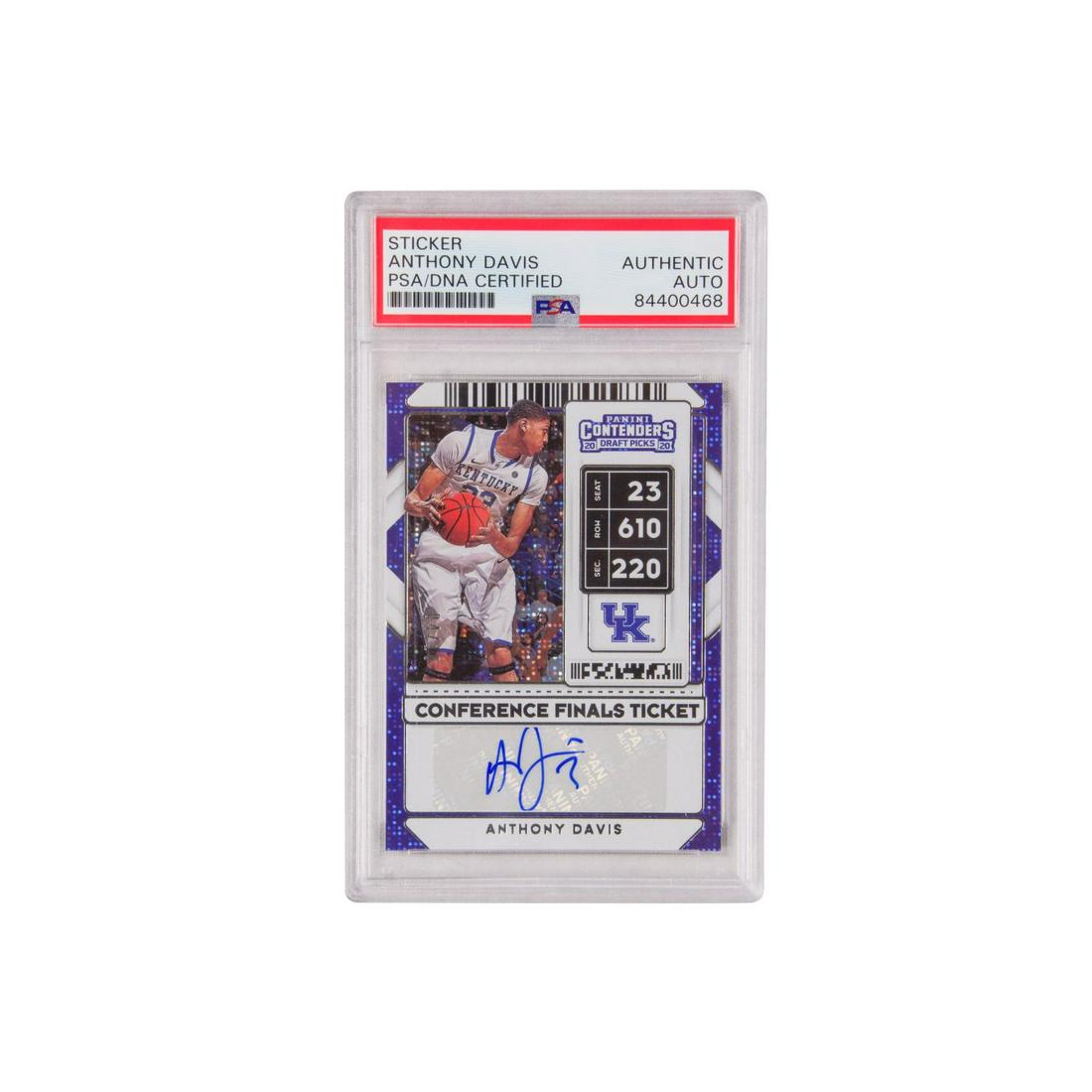 Anthony Davis 2020-21 Panini Contenders Draft Picks AUTO PSA 10 (1 of 1)