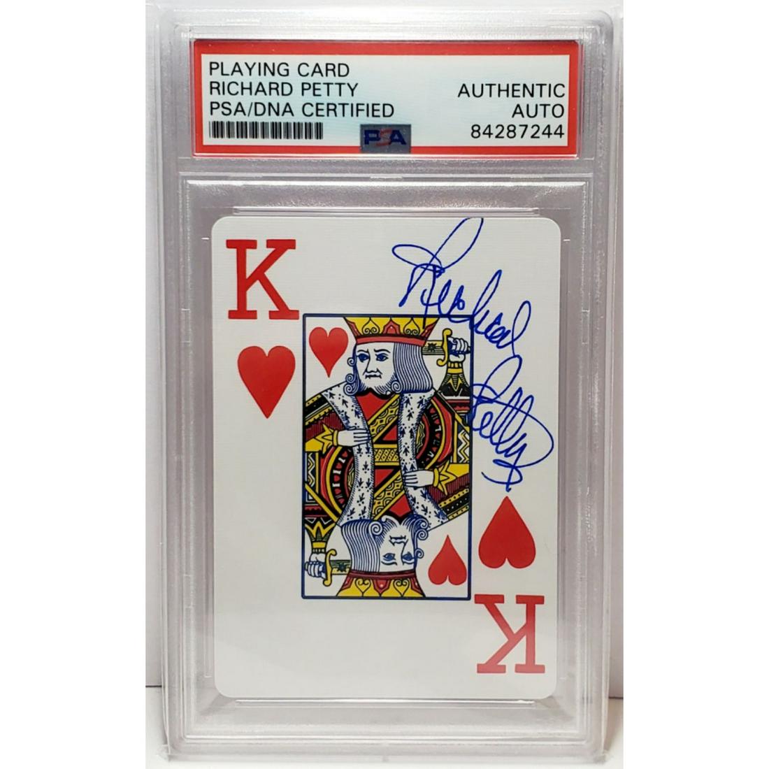 Richard Petty Signed Trading Card (PSA Encapsulated) (1 of 1)