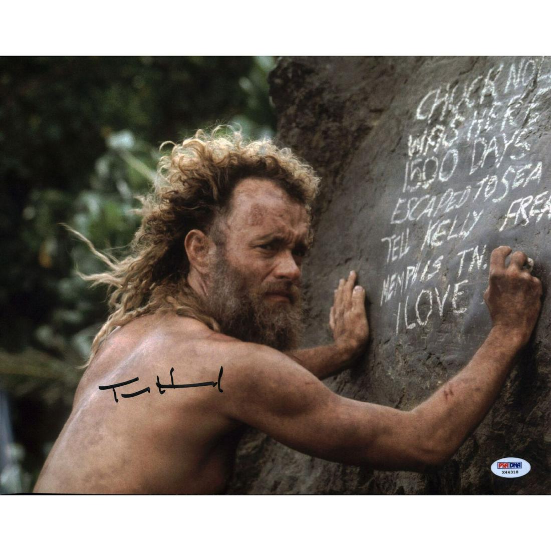 Tom Hanks Castaway Signed 11x14 Photo (PSA COA) (1 of 1)
