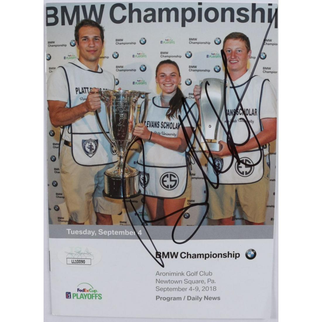 Bubba Watson Signed 2018 BMW Championship Program (JSA COA) (See Description) (1 of 1)