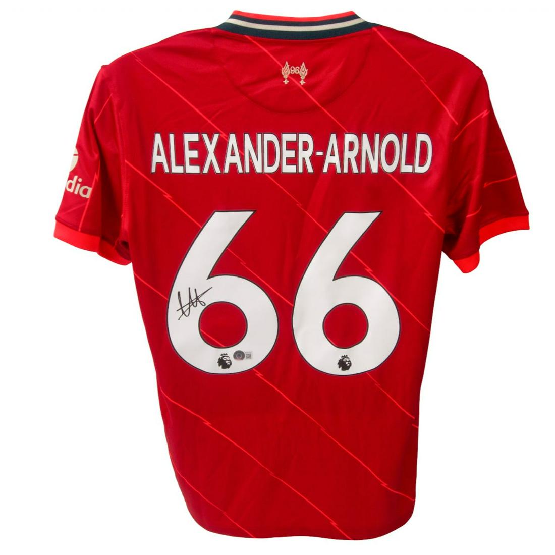 Trent Alexander Arnold Signed Liverpool Home 21-22' Jersey (Beckett COA) (1 of 2)