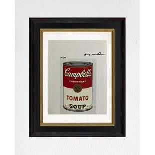 Andy Warhol 1986 Original Print, Hand Signed with Certificate of Authenticity: Andy Warhol 1986 Original Print, Hand Signed with Certificate of Authenticity