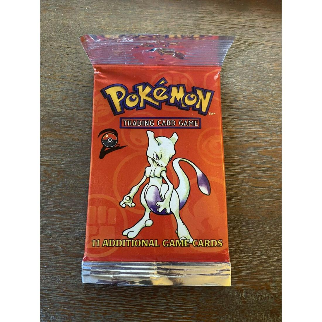Pokemon Base Set 2 Booster Pack Factory Sealed Mewtwo Art (1 of 1)