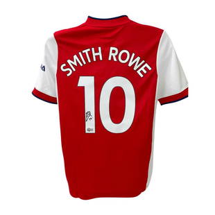 Emile Smith Rowe Signed Arsenal Home 21-22' Jersey (Beckett COA): Emile Smith Rowe Signed Arsenal Home 21-22' Jersey (Beckett COA)