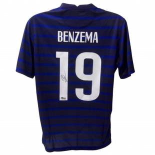 Karim Benzema Signed France National Team Jersey (Beckett COA): Karim Benzema Signed France National Team Jersey (Beckett COA)