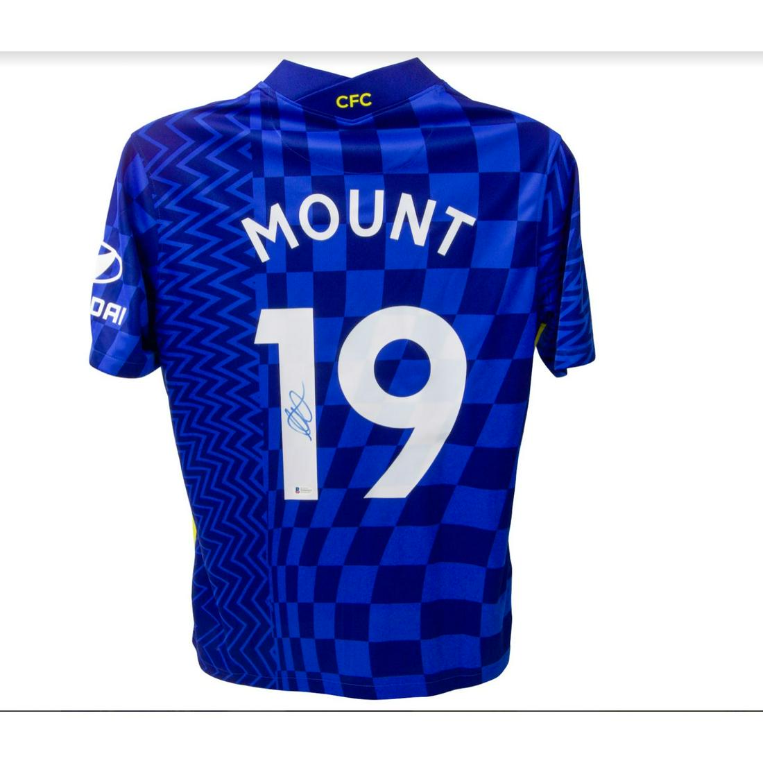 Mason Mount Signed Chelsea 21-22' Home Jersey (Beckett COA) (1 of 1)