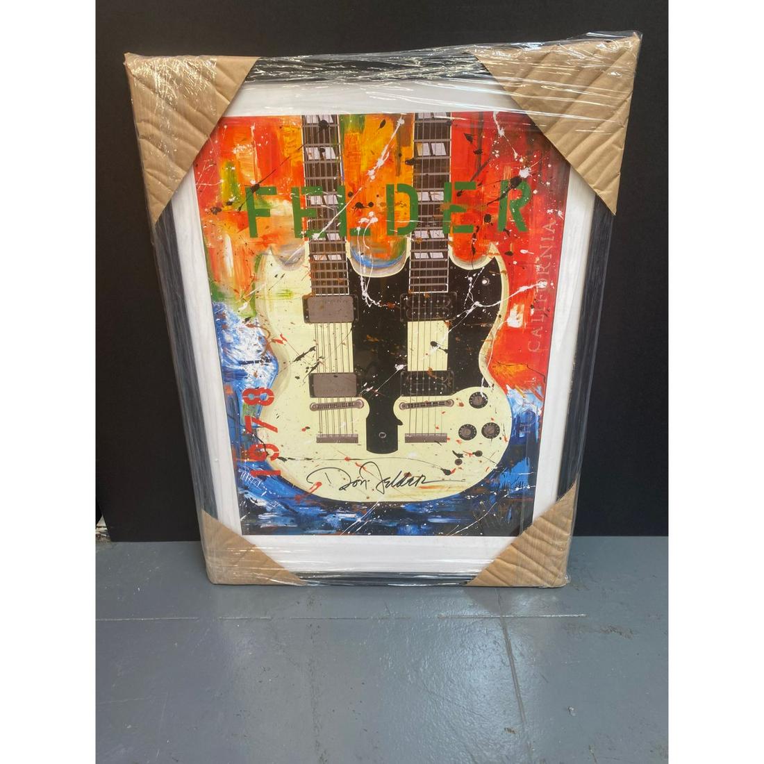 Don Felder the Eagles Hand signed and Framed LITHOGRAPH JSA COA (1 of 1)