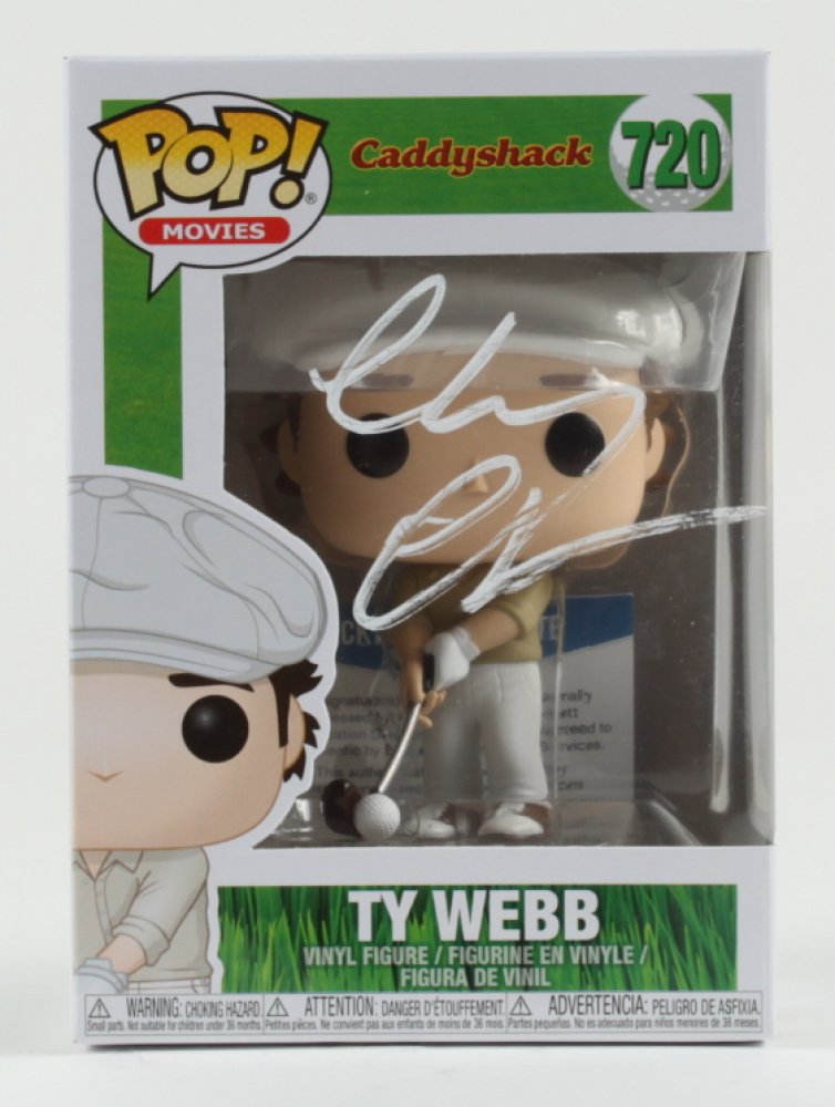 Chevy Chase Signed "Caddyshack" #720 Ty Webb Funko Pop! Vinyl Figure (Beckett COA) (1 of 1)