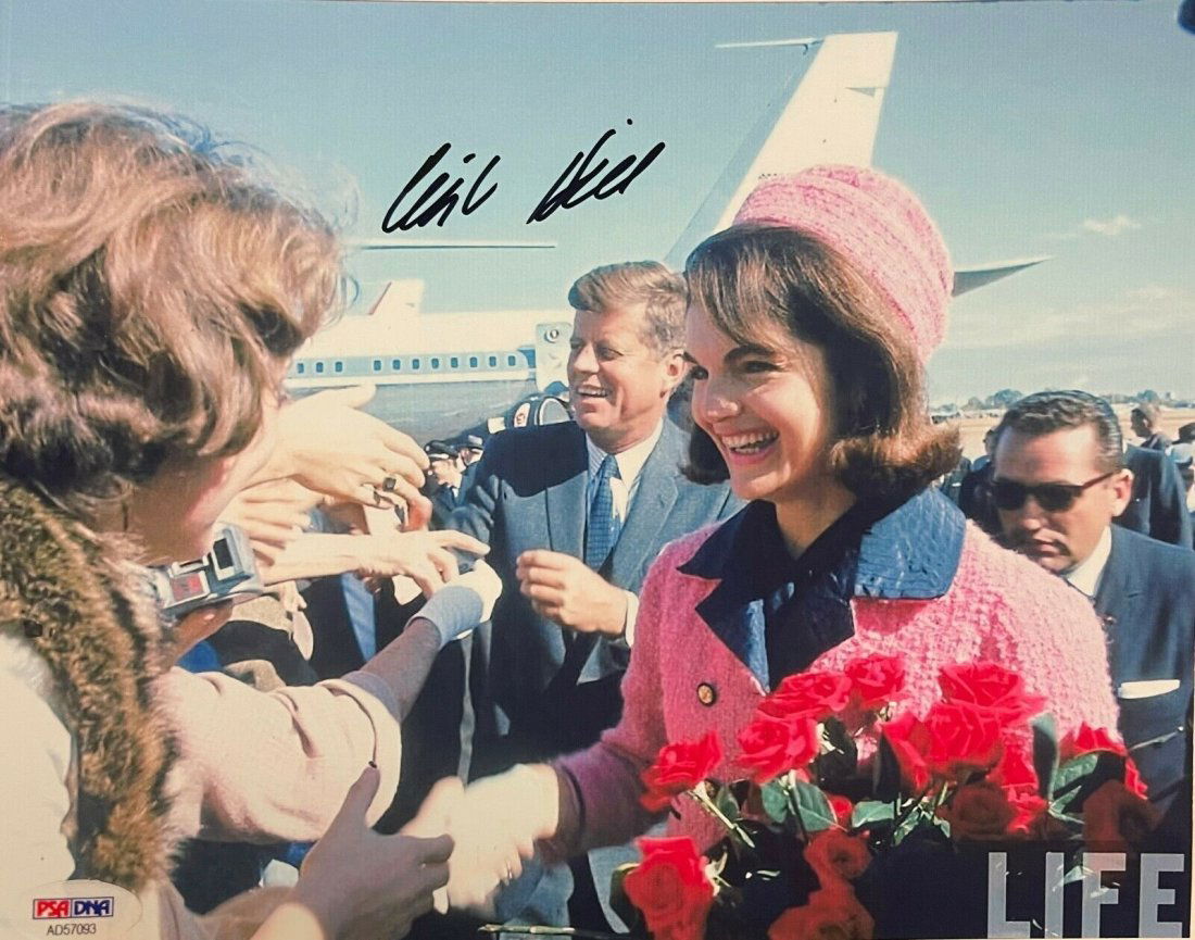 Clint Hill JFK Assassination Secret Service Agent Signed 8x10 Photo BAS (1 of 1)