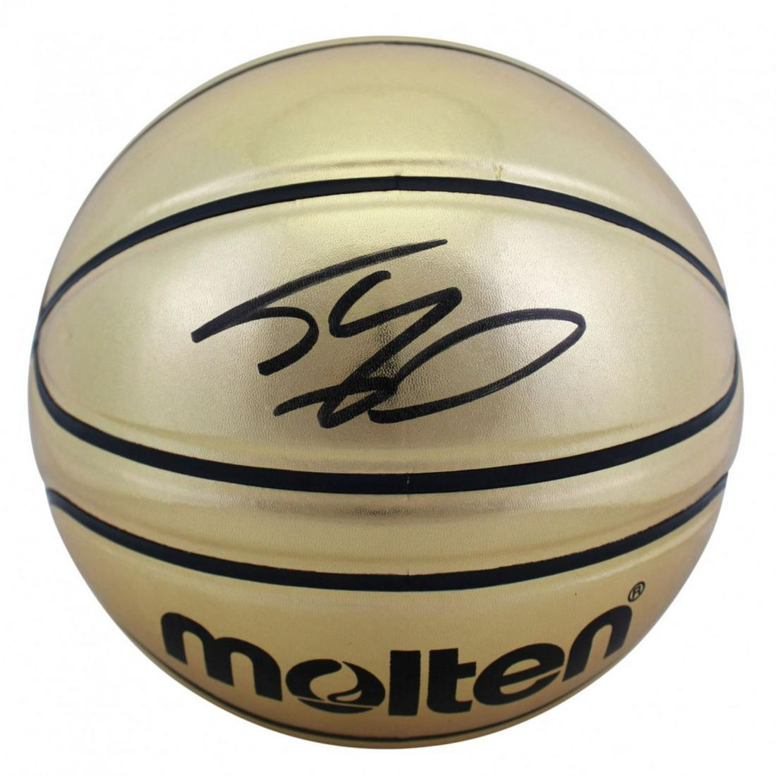 Shaquille O'Neal Signed Molten Basketball (Beckett COA) (1 of 1)