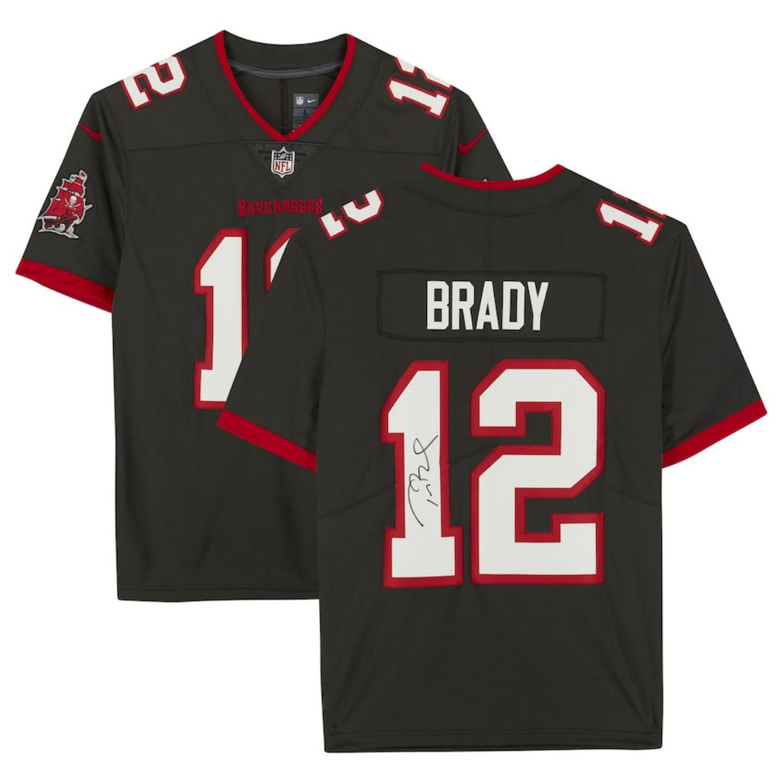 Tom Brady Signed Tampa Jersey Black (Fanatics Hologram): Tom Brady Signed Tampa Jersey Black (Fanatics Hologram)