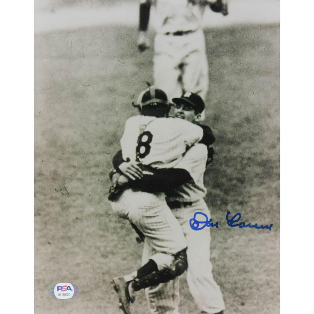 Don Larsen Signed Yankees 8x10 Photo (PSA COA) (1 of 1)